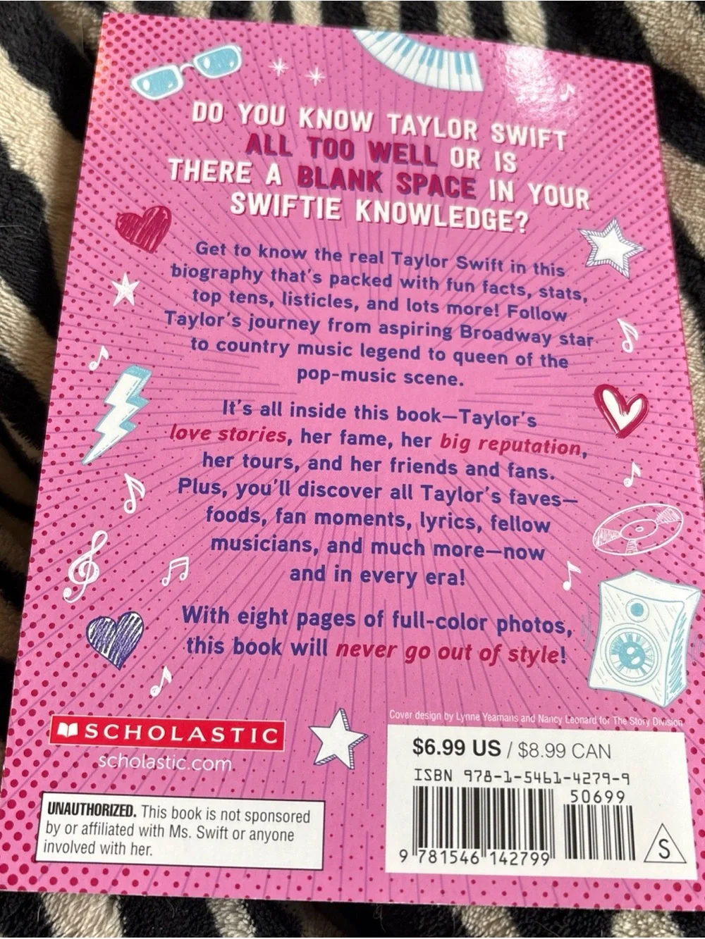 Scholastic Pink Taylor Swift All Access Book